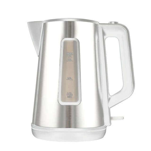 Mediatech Electric Kettle , 1.7 Liter 2200 Watt , White - MTK130