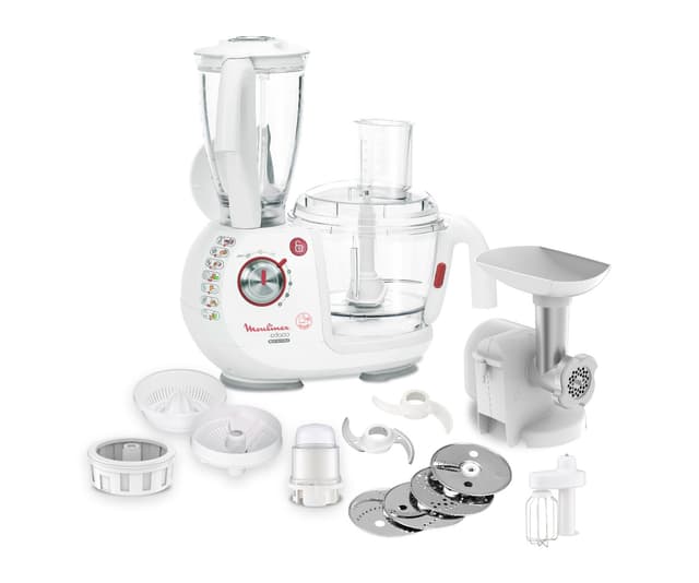 محضر طعام مولينكس اوداسيو ، قدرة 1000 وات ، ابيض - FP7371BM