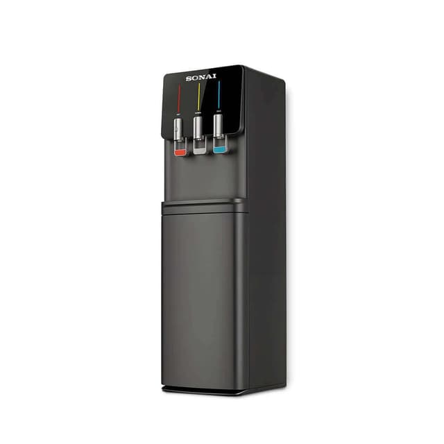 Sonai Hot, Cold & Normal Top Loading Water Dispenser , 3 Tabs Black - MAR-2230C