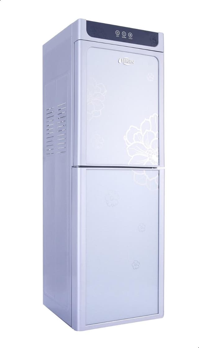 Bergen Hot & Cold Top Loading Water Dispenser , 2 Tabs Silver