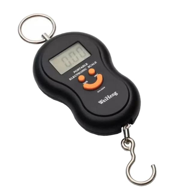 Luggage Scale With Digital Screen, 50KG, Black
