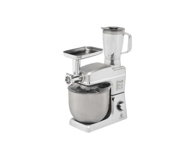 Rafal 3 in 1 Kitchen Machine, 6 Speeds, 10 L, Silver, 2200 Watt