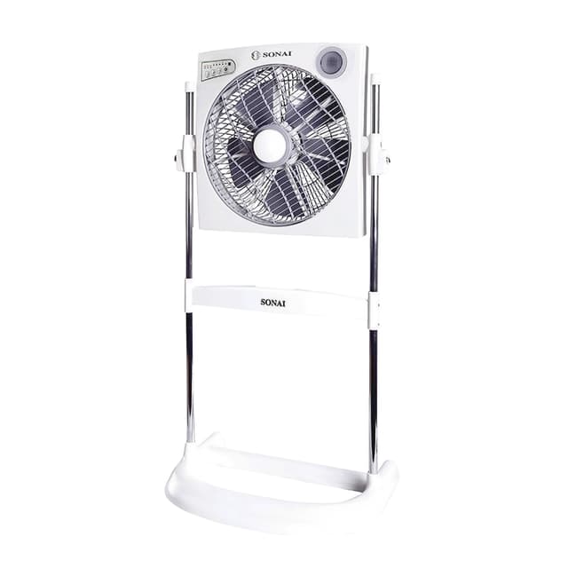 Sonai Stand Fan with Remote Control , 14 Inch , White - MAR-4014RT