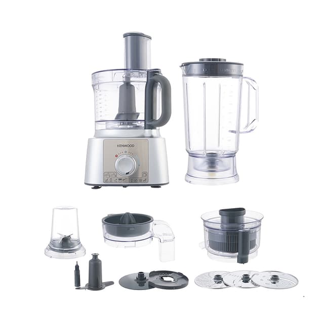 محضر طعام كينوود مالتي برو ، قدرة 1000 وات ، فضي - FDP65.88si