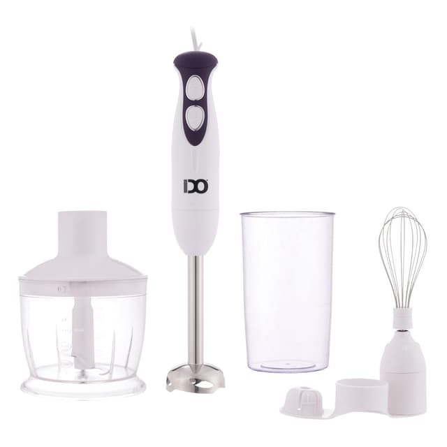 Ido Hand Blender 400 Watt White Purple - HBLG400-PR