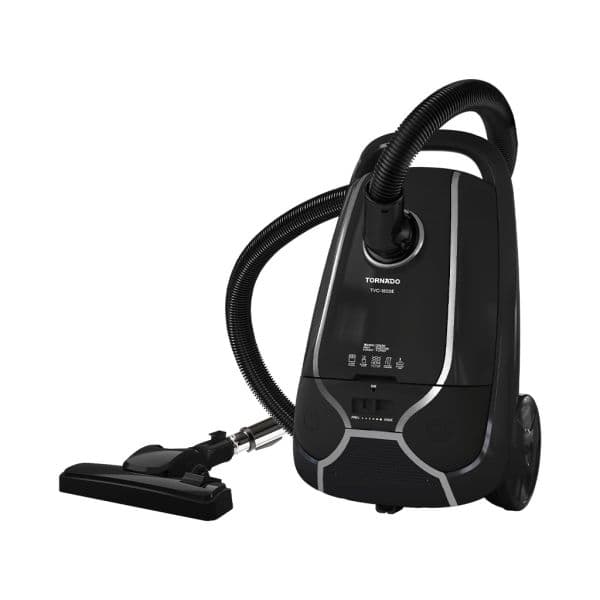 Tornado Bagged Canister Vacuum Cleaner Black - TVC-1800EB