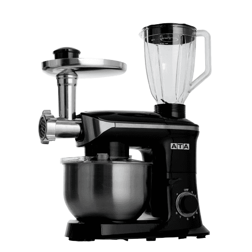 محضر طعام بالملحقات ايه تي ايه ، قدرة 2000 وات ، اسود