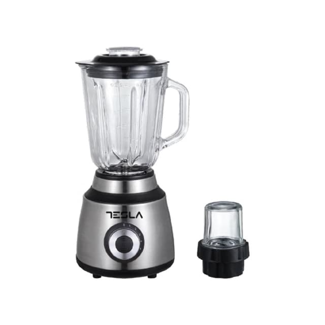 خلاط تسلا ، سعة 1.6 لتر ، 600 وات ، فضى واسود - TSL-BL200