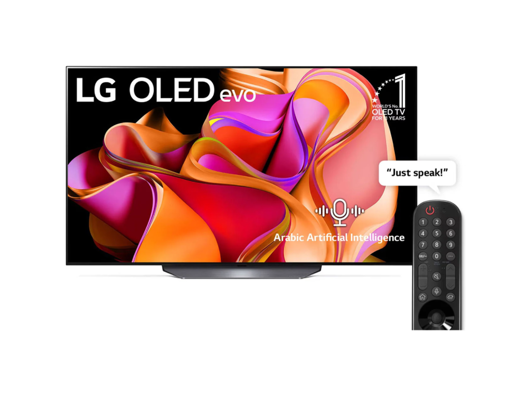 LG 65 Inch 4K UHD Smart OLED Evo TV with Built-in Receiver - OLED65CS3VA