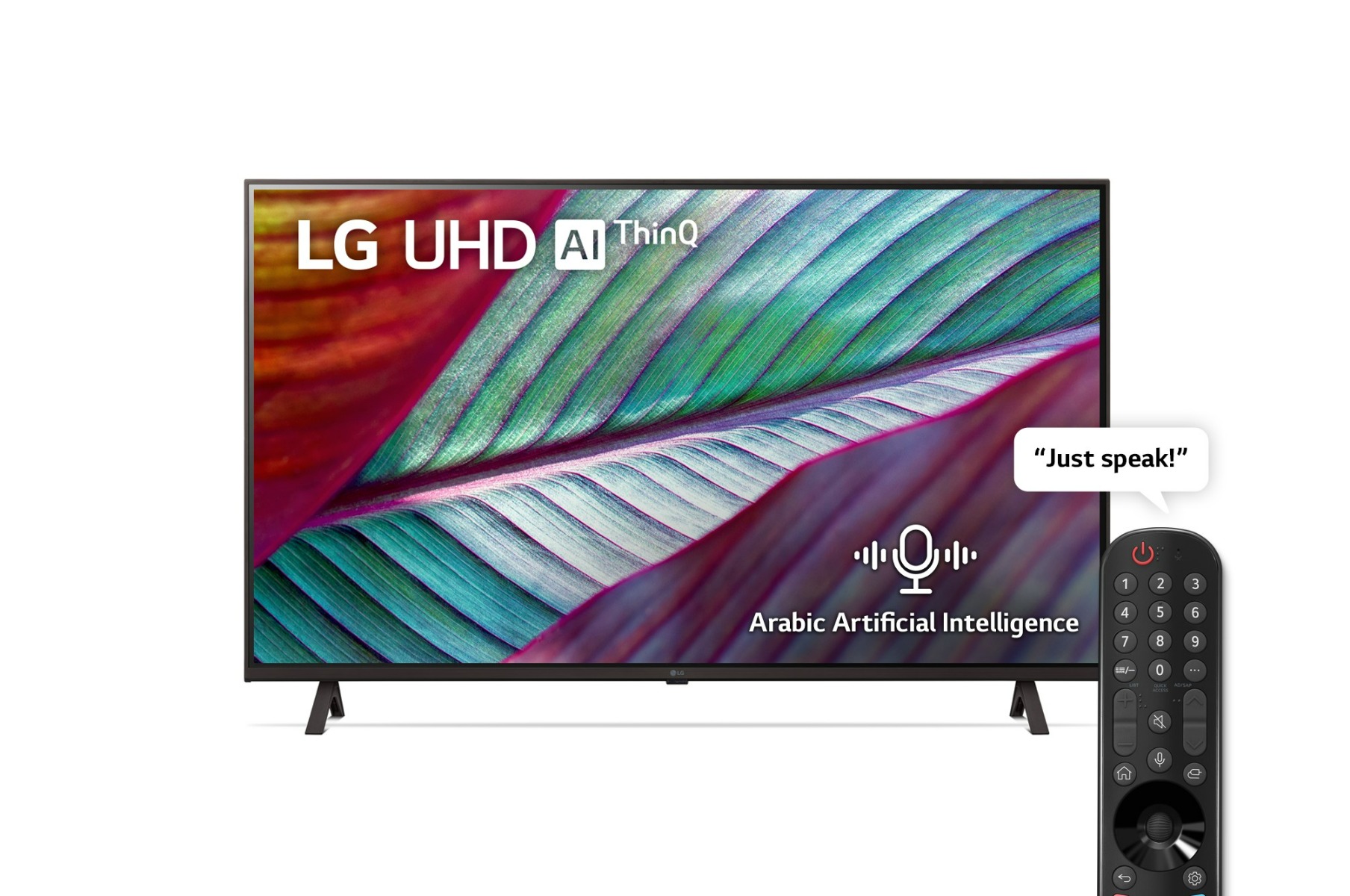 LG 43 Inch 4K UHD Smart LED TV with Built-in Receiver - 43UR78006LL