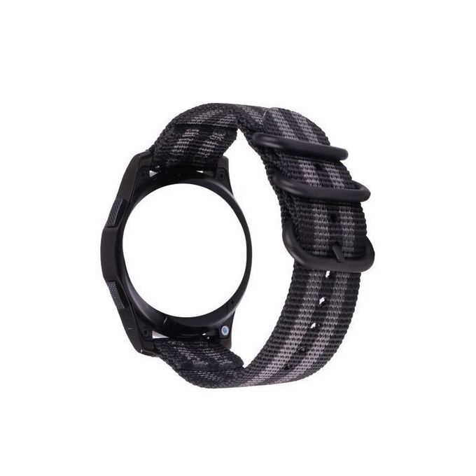 Nylon Strap For Huawei Watch GT 2 PRO 22 mm - Black and Grey
