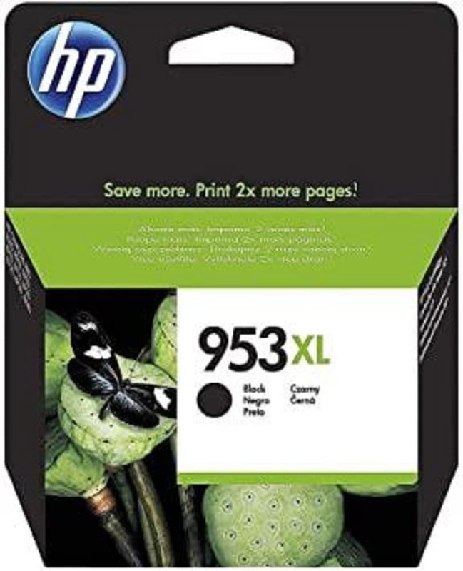 HP 953XLB Ink Cartridge, 2000 pages, Black - L0S70AE
