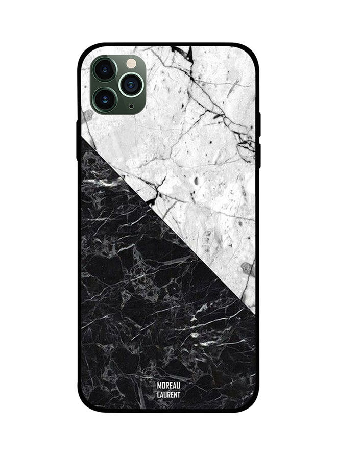 Cracking White-Black Printed Back Cover for Apple iPhone 11 Pro Max