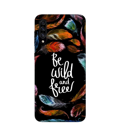 Silicone Be Wild Pattern Back Cover For Samsung A30s
