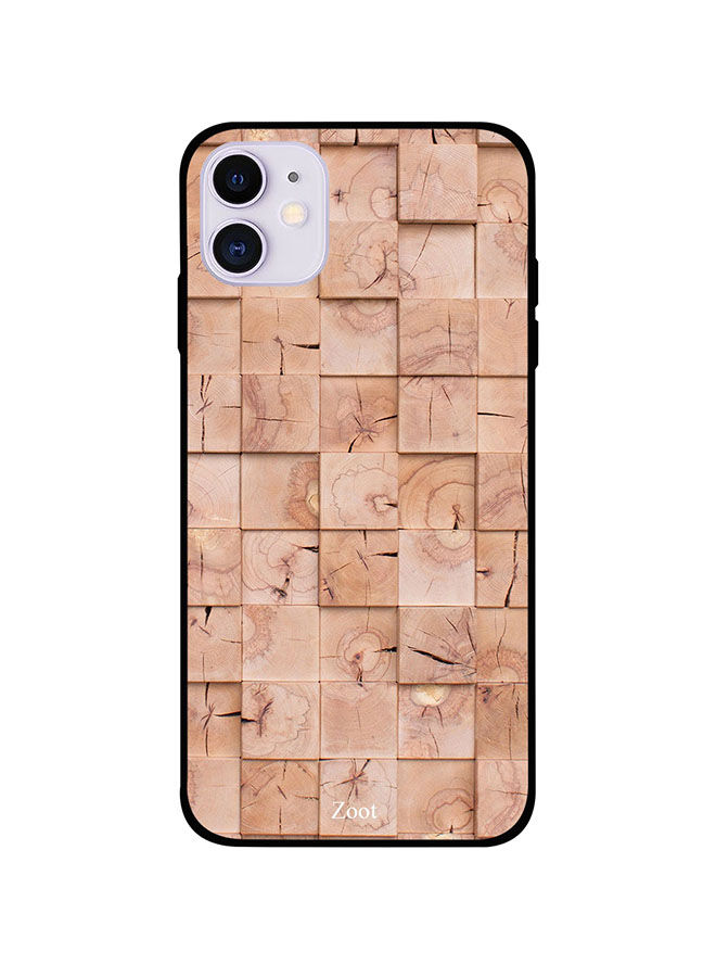 Wooden Cream Boxes Printed Back Cover for Apple iPhone 11