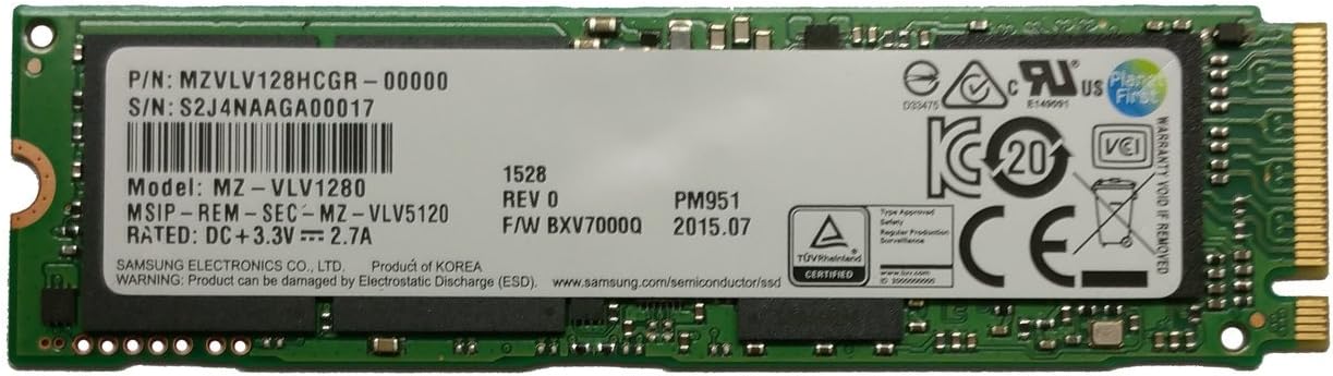 Samsung m2 ssd 128gb hot sale