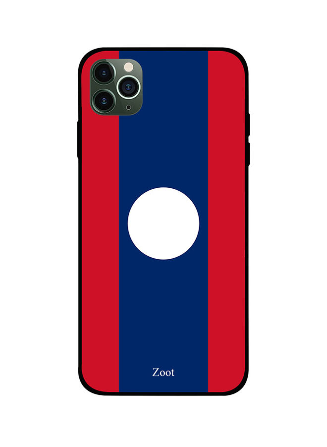Laos Flag Printed Back Cover for Apple iPhone 11 Pro Max