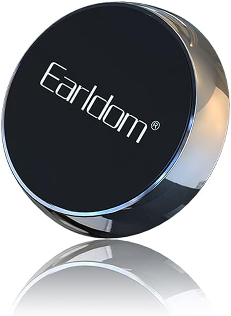 Earldom Magnetic Car Phone Holder, 360° Rotate Magnet Car Phone Holder Mount for Car Dashboard Compatible with iPhone, Samsung, LG, Google and All Cell Phone