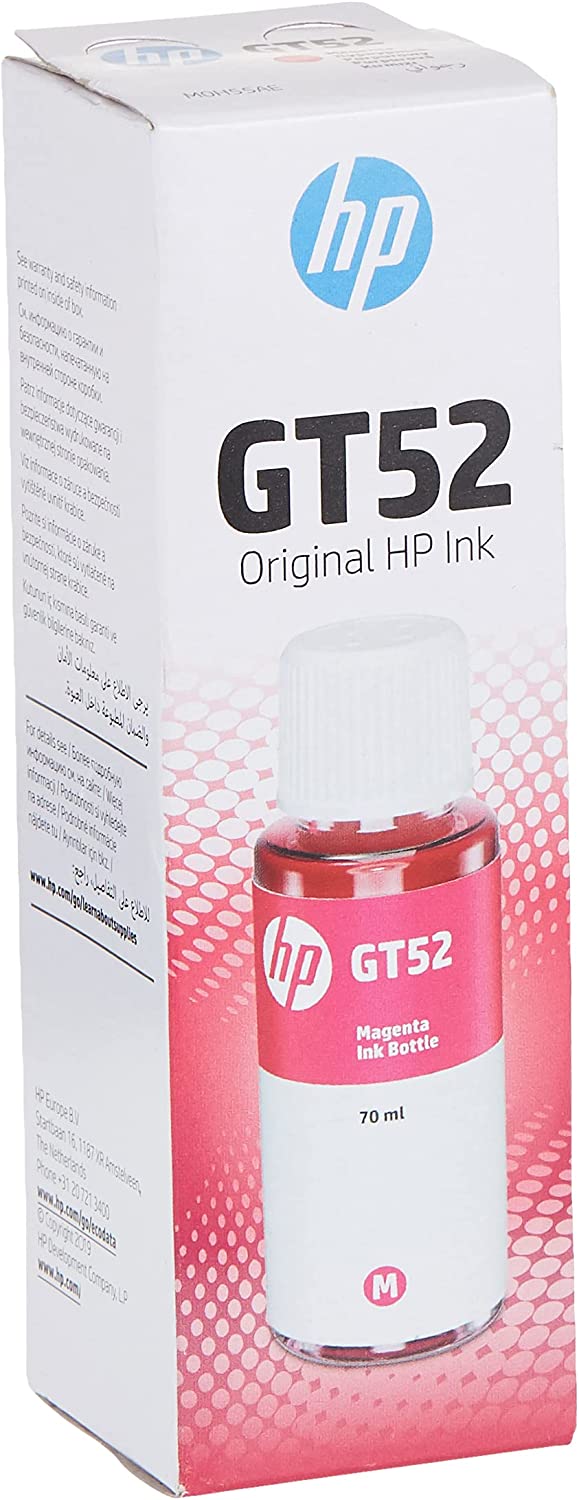 HP GT52M Ink Bottle, 70ml, Magenta - HP-M0H55AE