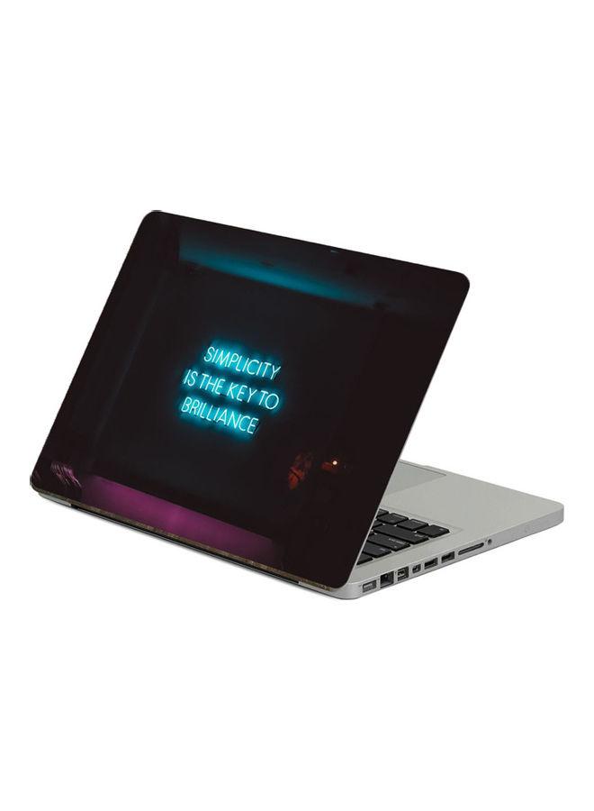 Inscription Neon Printed Laptop sticker 13.3 inch