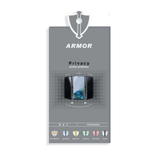 شاشة حماية 6 في 1 ارمور لحماية الخصوصية لسامسونج جالكسي A73 5G  - شفاف