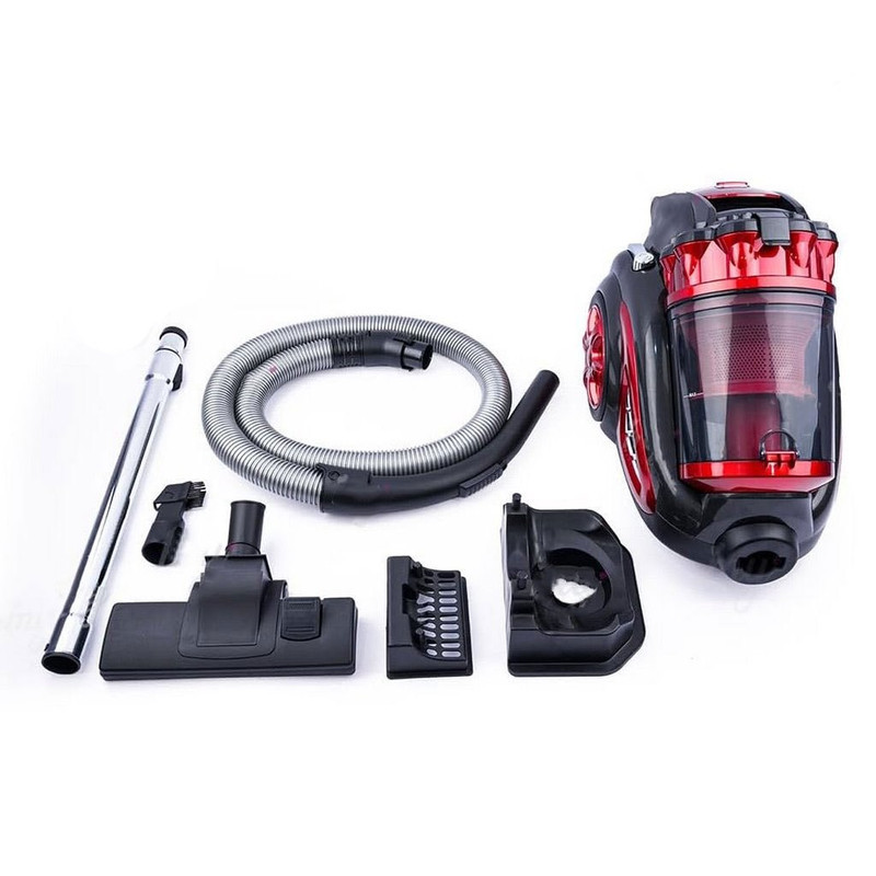 Unionaire Bagless Vacuum Cleaner, 2200 Watt, Red and Black- UVC-2200-CR