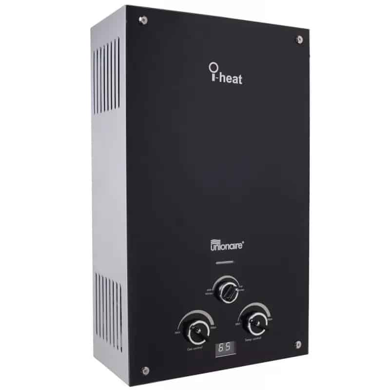 Unionaire i-Heat Gas Digital Water Heater, 10 Liters, Black- UGH100DGBK