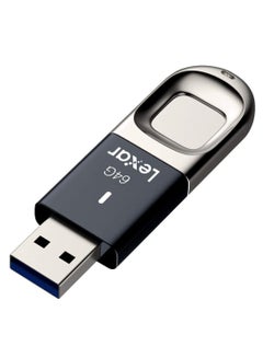 فلاش درايف USB 3.0 ليكسار فينجربرينت، 64 جيجا، فضي - LJDF35-64GBNL