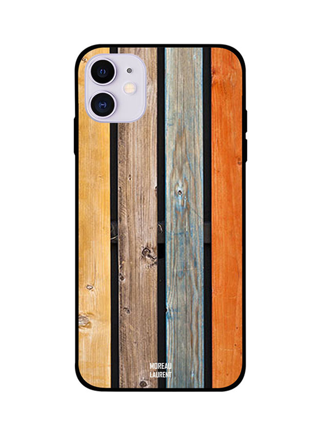 Multicolour Wood Blocks Printed Back Cover for Apple iPhone 11