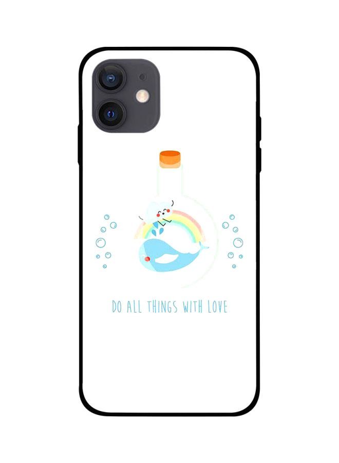 Do All Things With Love Printed Back Cover for Apple iPhone 12