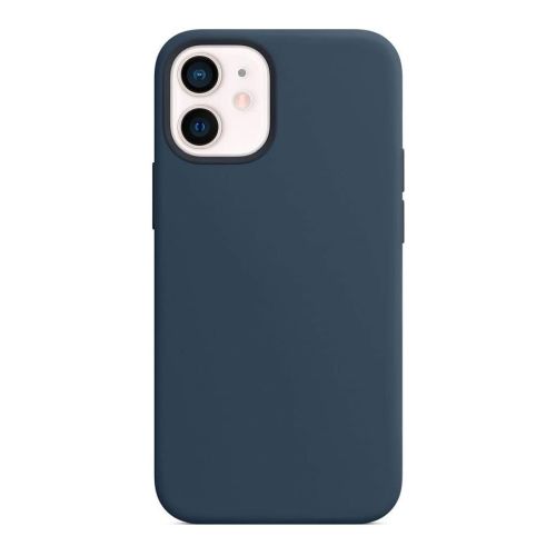 StraTG Silicon Back Cover for iPhone 12 Mini - Dark Blue