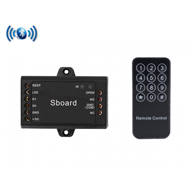 Sboard-BT - جهاز التحكم في الدخول، 1000 مستخدم، اسود