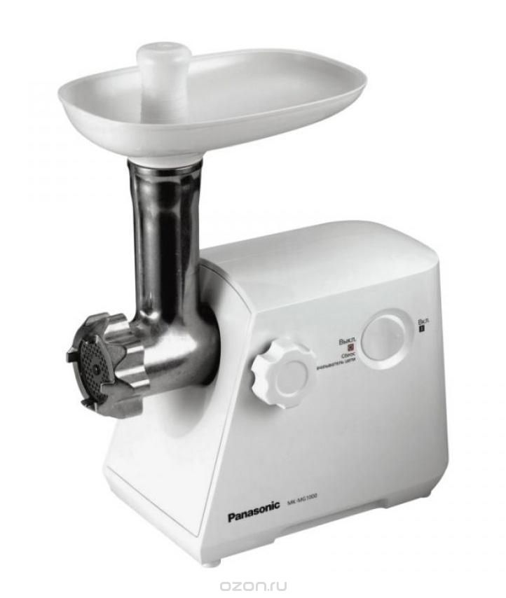 Panasonic Meat Grinder, 1300 Watt, White - MK-MG1360