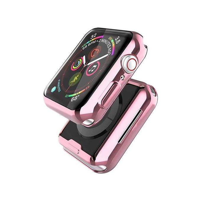 Silicone Cover for Apple Watch Series 4 - Rose Gold