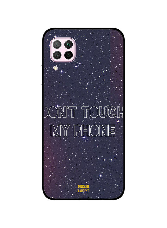 Moreau Laurent Don't Touch My Phone Stars Background Printed Back Cover for Huawei Nova 7i