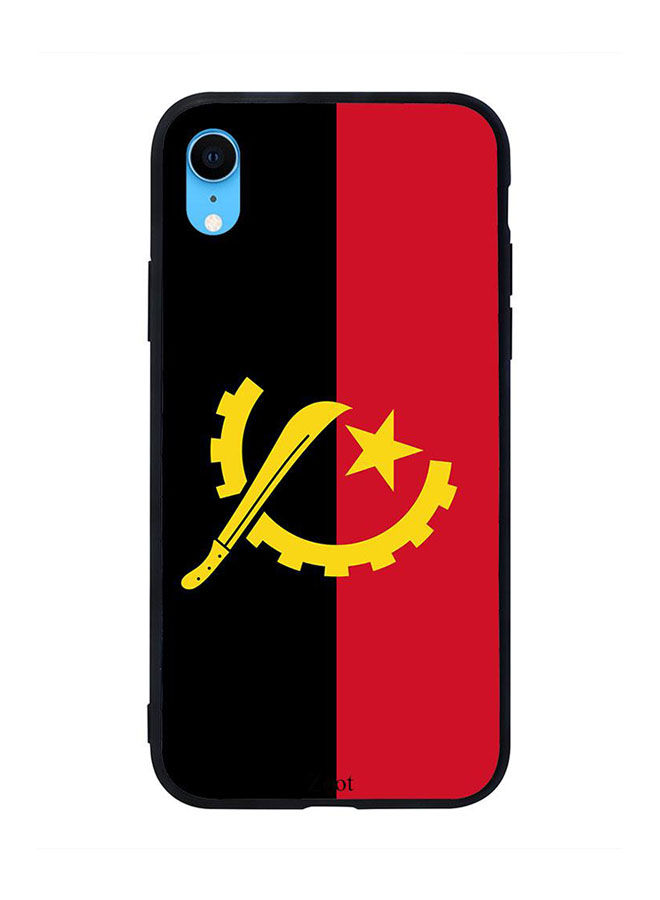 جراب ظهر علم انغولا لابل ايفون XR