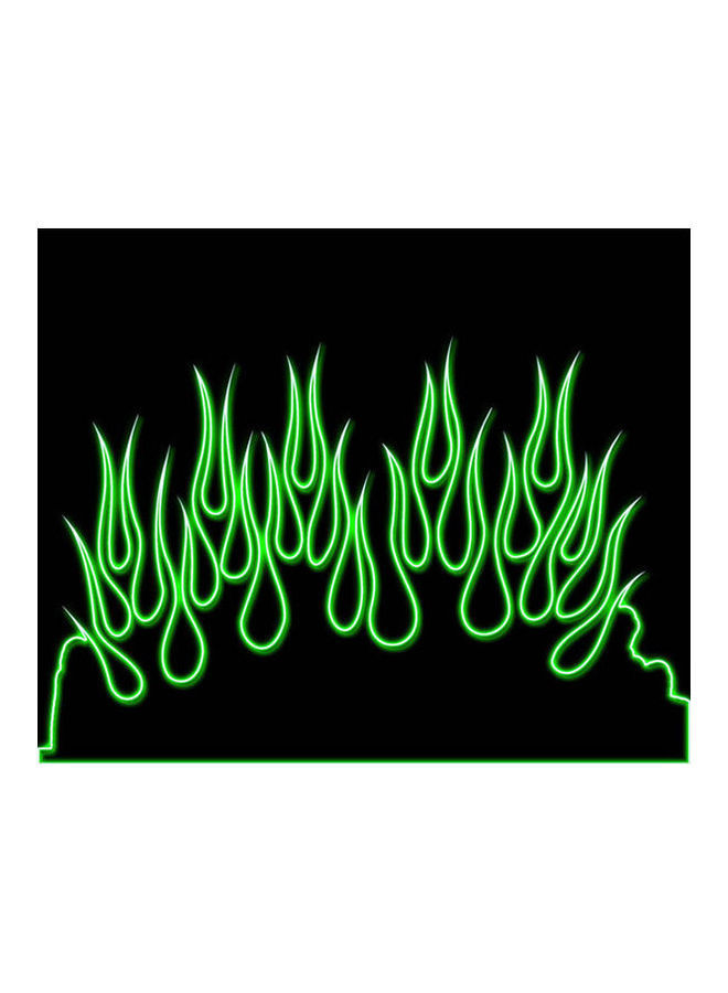 Green Neon Flames Skin For Apple Ipad Pro 11 1st Gen
