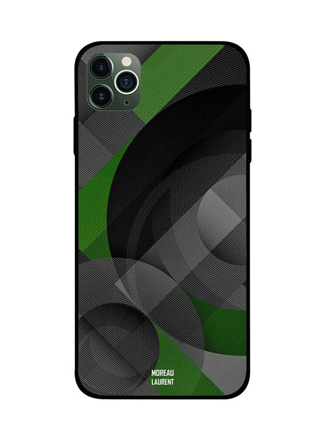 Green Grey Shapes Printed Back Cover for Apple iPhone 11 Pro