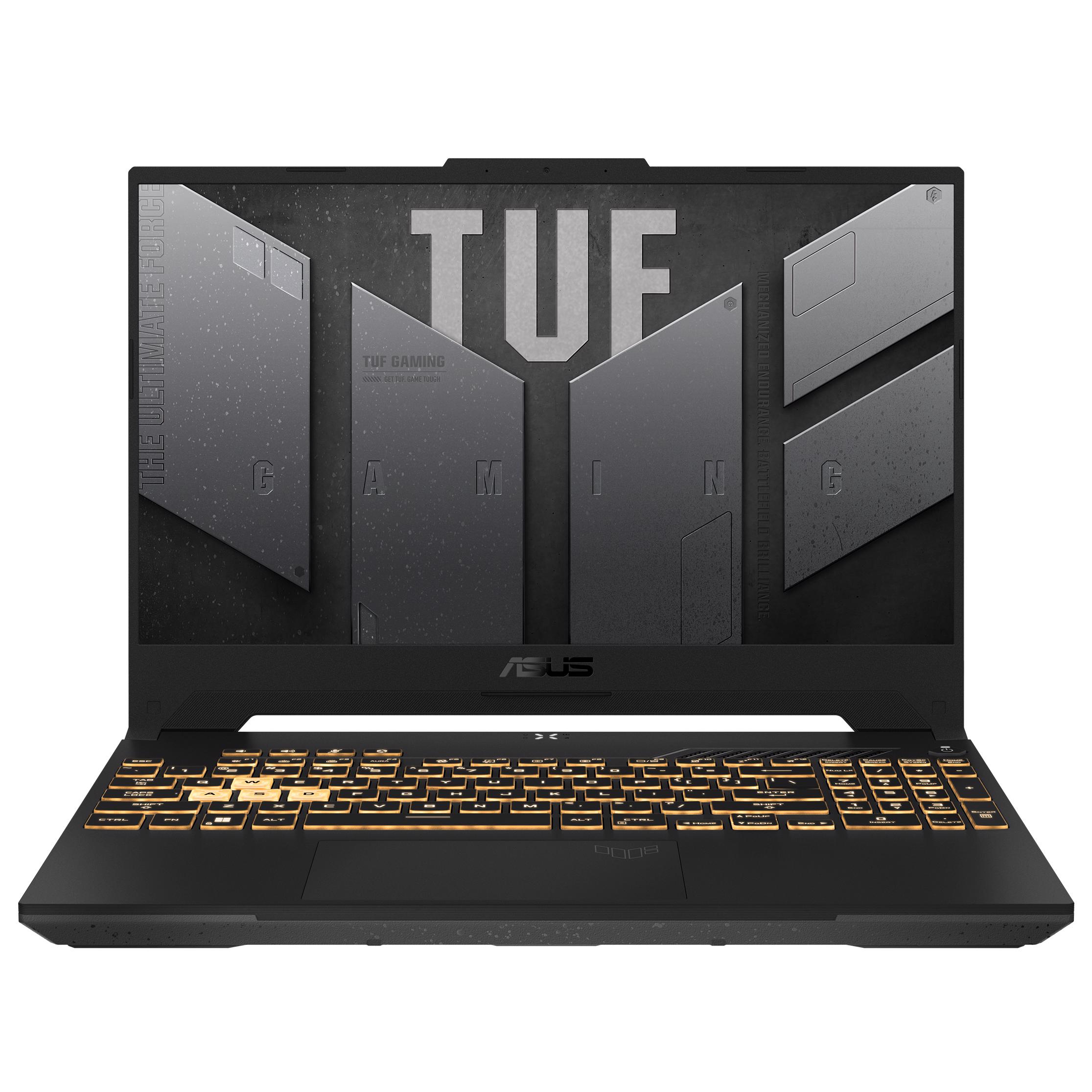 Asus TUF F15 FX507ZC4-HN081W Gaming Laptop, Intel Core I5-12500H, 15.6 Inch FHD IPS, 144Hz, 512GB SSD, 8GB RAM, Nvidia GeForce RTX 3050 4GB, Windows 11 - Black