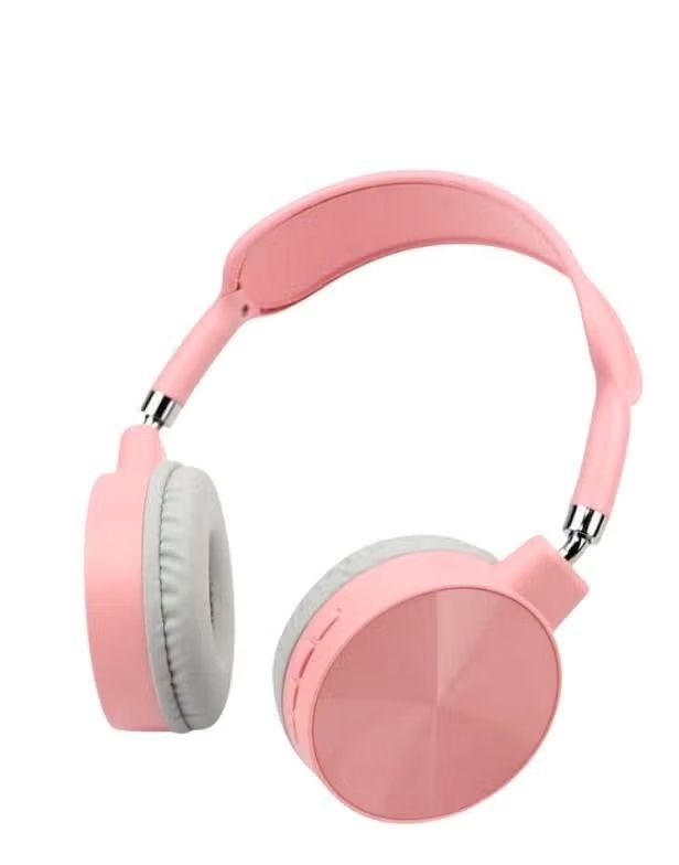 Sodo Over-Ear Wireless Headphone with Microphone, Pink- SD-705