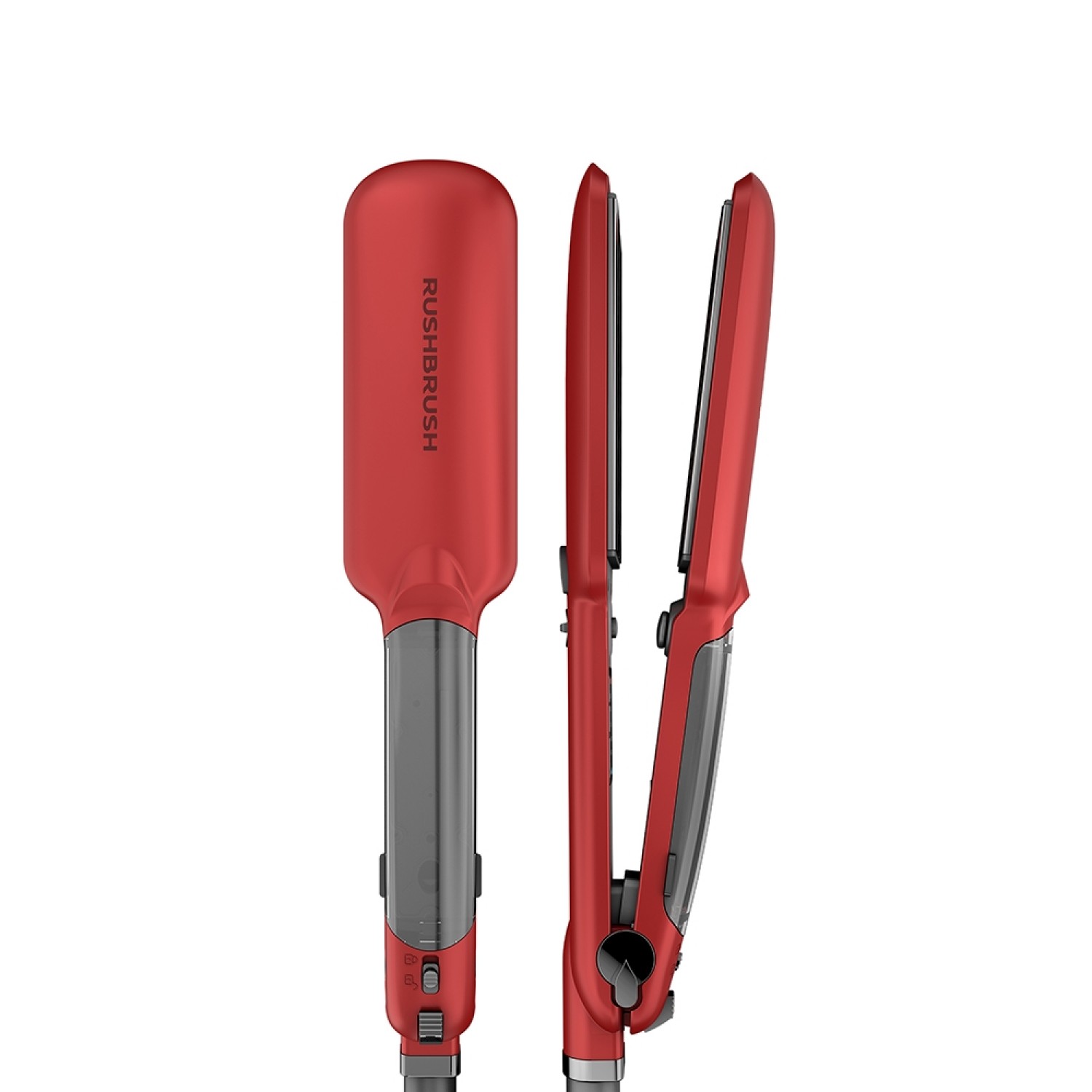 Rush Brush Hair Straightener, Red - X6