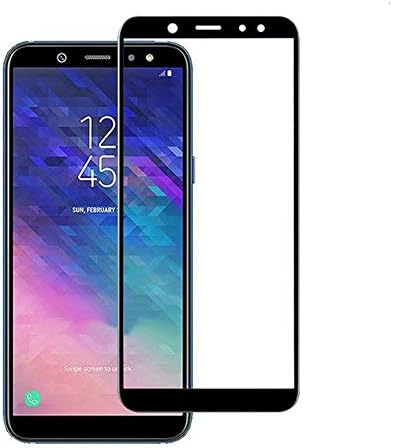 Ineix 3D Tempered Glass Screen Protector for Samsung Galaxy A6 - Transparent with Black Frame