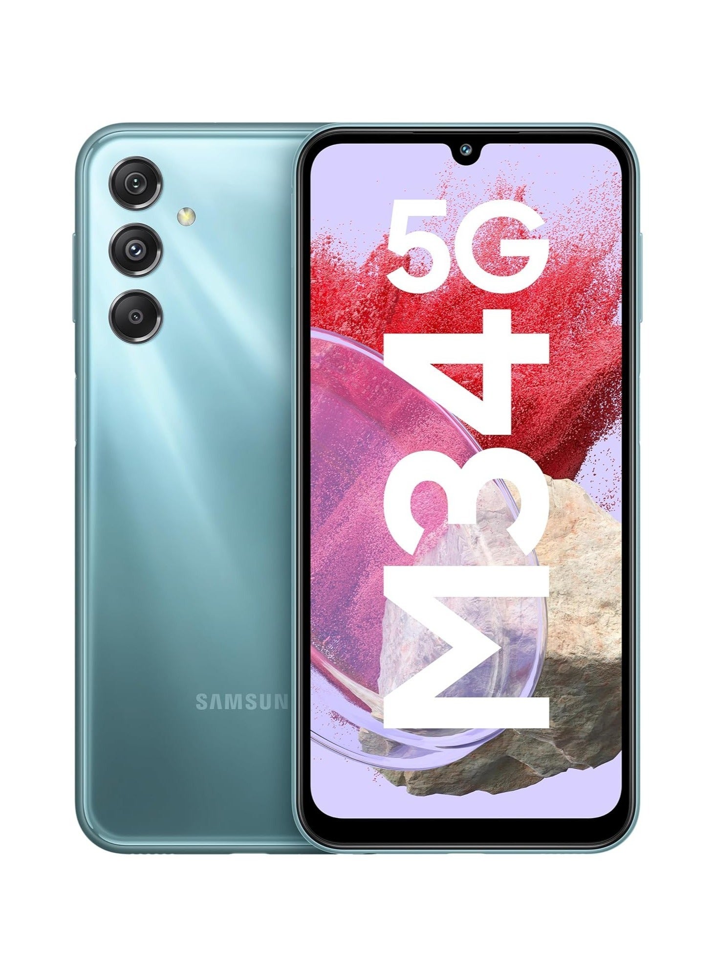 Samsung Galaxy M34, 128GB, 8GB,  5G, Dual SIM-  Waterfall Blue