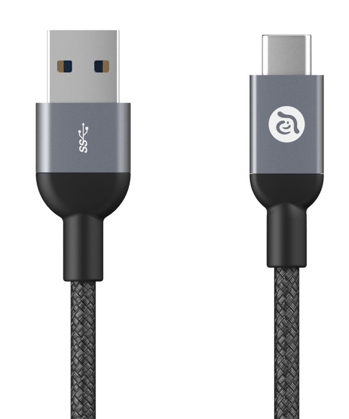 iKlips CASA USB Type-C Cable, Gray - CASA M100