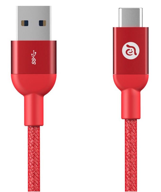 iKlips CASA USB Type-C Cable, Red - CASA M100