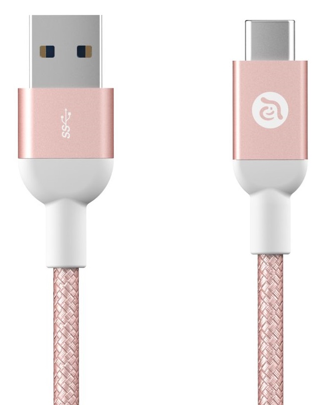 iKlips CASA USB Type-C Cable, Pink - CASA M100