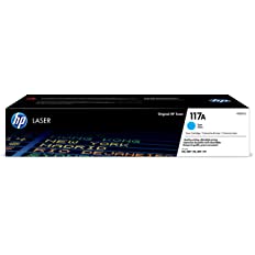 HP 117A Toner Cartridge, Cyan - W2071A