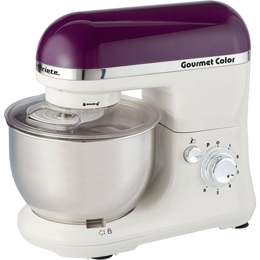 Ariete Gourmet Stand Mixer, 1000 Watt, 4 Liter, White Purple - 1594