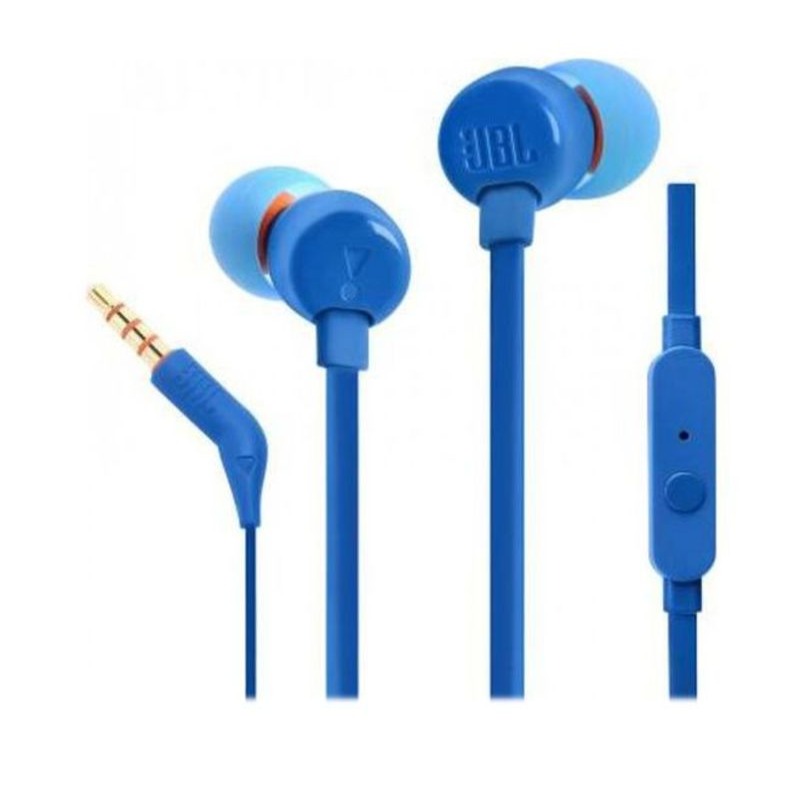 JBL Headphone Wired, T-110-BLUE