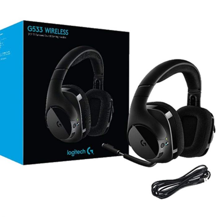 Logitech G533 Gaming Wireless Over Ear Headphone with Microphone Black Best price in Egypt B.TECH